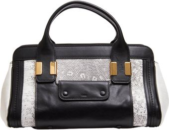 Chloé Lizardprinted Mini Alice Satchel - Lyst
