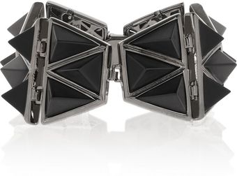 Eddie Borgo Silverplated Pyramid Stud Bracelet - Lyst
