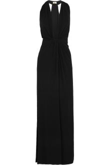 Issa Plunge-Front Stretch-Crepe Gown - Lyst