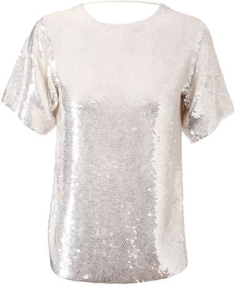 Ashish Handmade Backless Sequin Top - Lyst