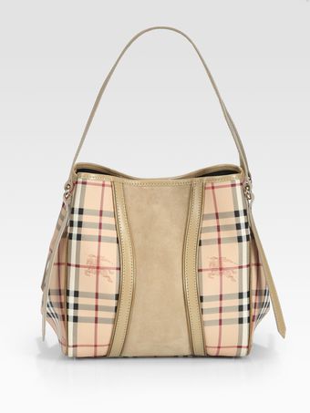 Burberry Canterbury Mixedmedia Tote - Lyst