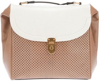 Emporio Armani Perforated Shoulder Bag - Lyst