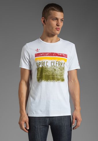 Howe Rpblc Clfrna Tee in Pure White - Lyst