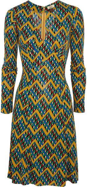 Issa Printed Stretchjersey Dress - Lyst