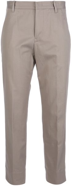 Jil Sander Straight Fit Trouser - Lyst