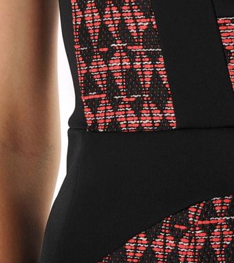 Maje Curcuma Printed Bodycon Dress - Lyst