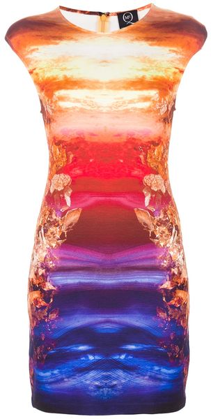 McQ by Alexander McQueen Digital Print Dress - Lyst
