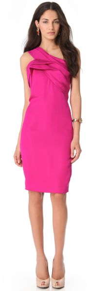 Notte By Marchesa One Shoulder Barathia Dress - Lyst