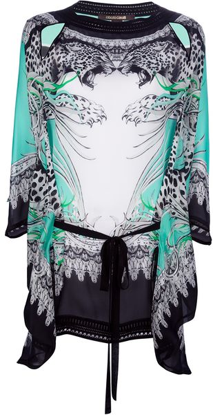 Roberto Cavalli Printed Kaftan - Lyst
