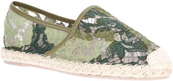 Valentino Lace Espadrilles - Lyst