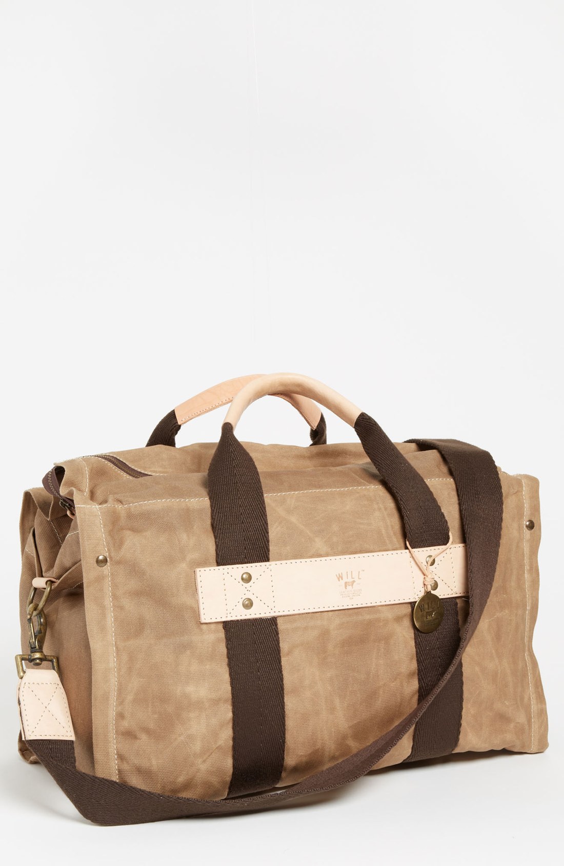 Will Leather Goods Canvas Duffel Bag in Khaki for Men | Lyst