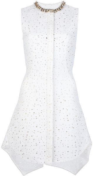 3.1 Phillip Lim Embellished Jacquard Dress - Lyst