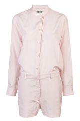 Acne Long Sleeve Romper