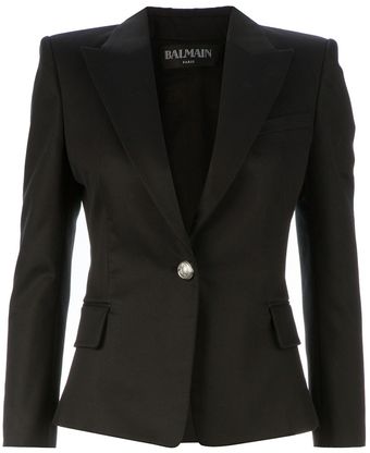Balmain Single Button Blazer - Lyst