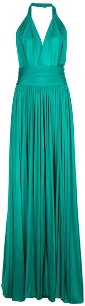 Balmain Halterneck Evening Gown - Lyst