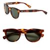 Marc Jacobs Preppy Round Plastic Sunglasses in Brown (havana) - Lyst