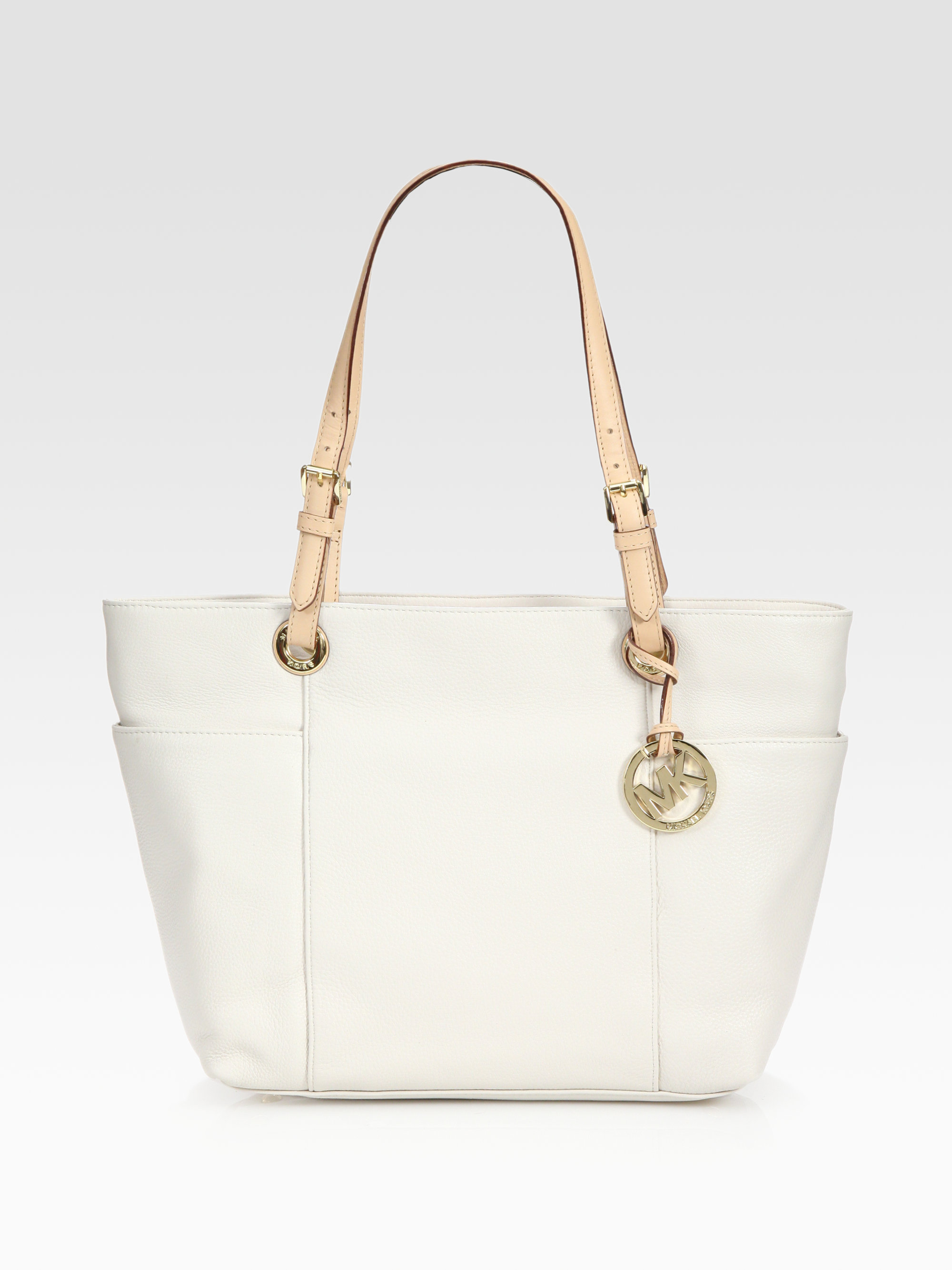 michael kors vanilla tote bag