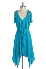 ModCloth Aqua Are The Chances Dress