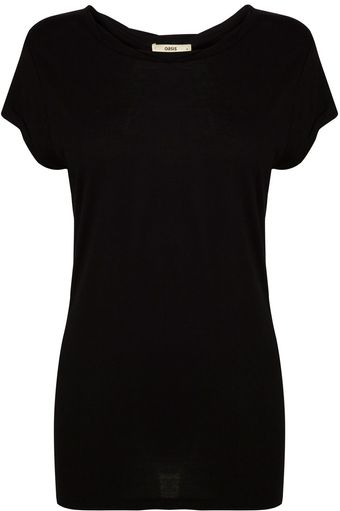Oasis Basic Twist Neck Tee - Lyst