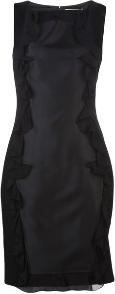 Prabal Gurung Ruffled Front Dress - Lyst