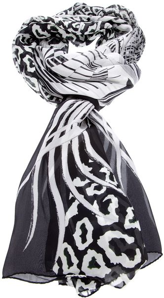 Roberto Cavalli Printed Scarf - Lyst