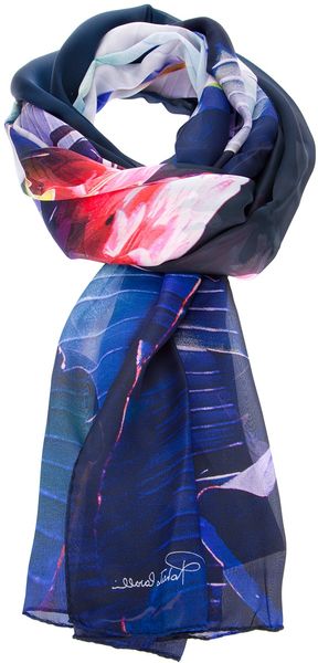Roberto Cavalli Printed Scarf - Lyst