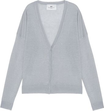 Day Birger Et Mikkelsen Daystreak Solid Linen Cardigan - Lyst