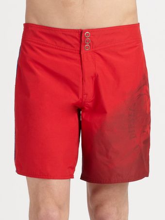 Diesel Cottonblend Swim Shorts - Lyst