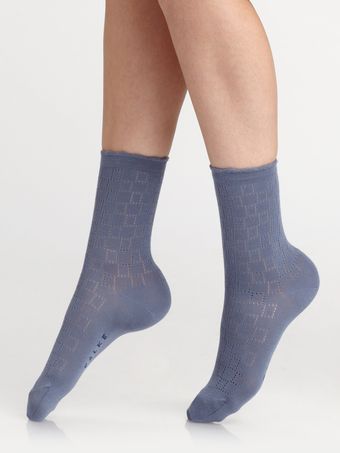 Falke Cubes Anklet Socks - Lyst