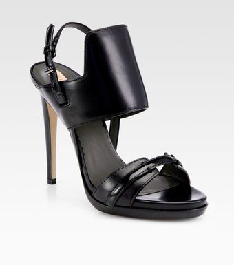 Reed Krakoff Solar Leather Platform Sandals - Lyst