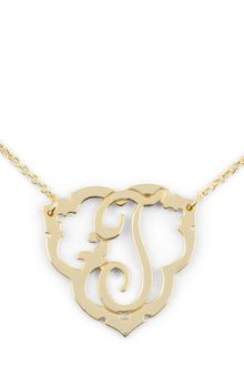C. Wonder Ornate Initial Pendant Necklace - Lyst