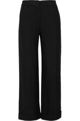 RED Valentino Crepe Wide-Leg Pants