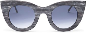 Thierry Lasry Divinity Sunglasses in Greywhite Stripe - Lyst