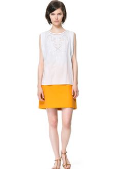 Zara A Line Skirt - Lyst