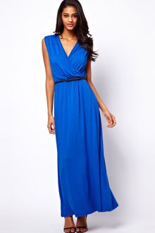 ASOS Collection Maxi Dress with Wrap Front - Lyst