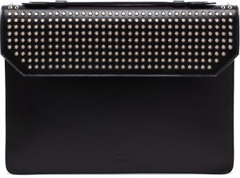 Christian Louboutin Studded Leather Document Case - Lyst