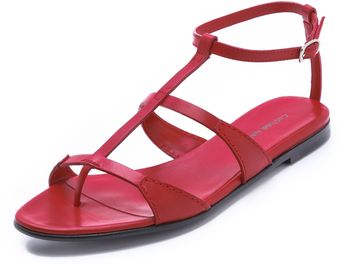 Costume National T Strap Sandals - Lyst