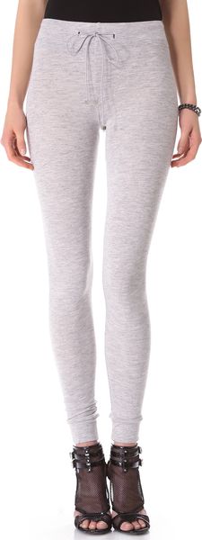 David Lerner Skinny Sweatpants - Lyst