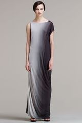 Helmut Lang Shadow Ombre Long Dress