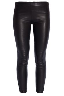 The Row Leather Leggings - Lyst