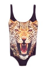 Zara Tiger Print Swimsuit