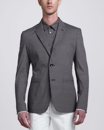 Alexander McQueen Mini Skull Print Blazer - Lyst