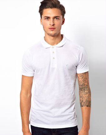 French Connection Jersey Polo Shirt - Lyst