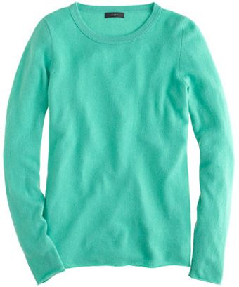 J.Crew Collection Cashmere Long sleeve Tee - Lyst