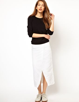 J.W. Anderson Padded Long Wrap Skirt - Lyst