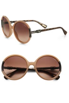 Lanvin Swarovski Crystal Accented Round Sunglasses - Lyst