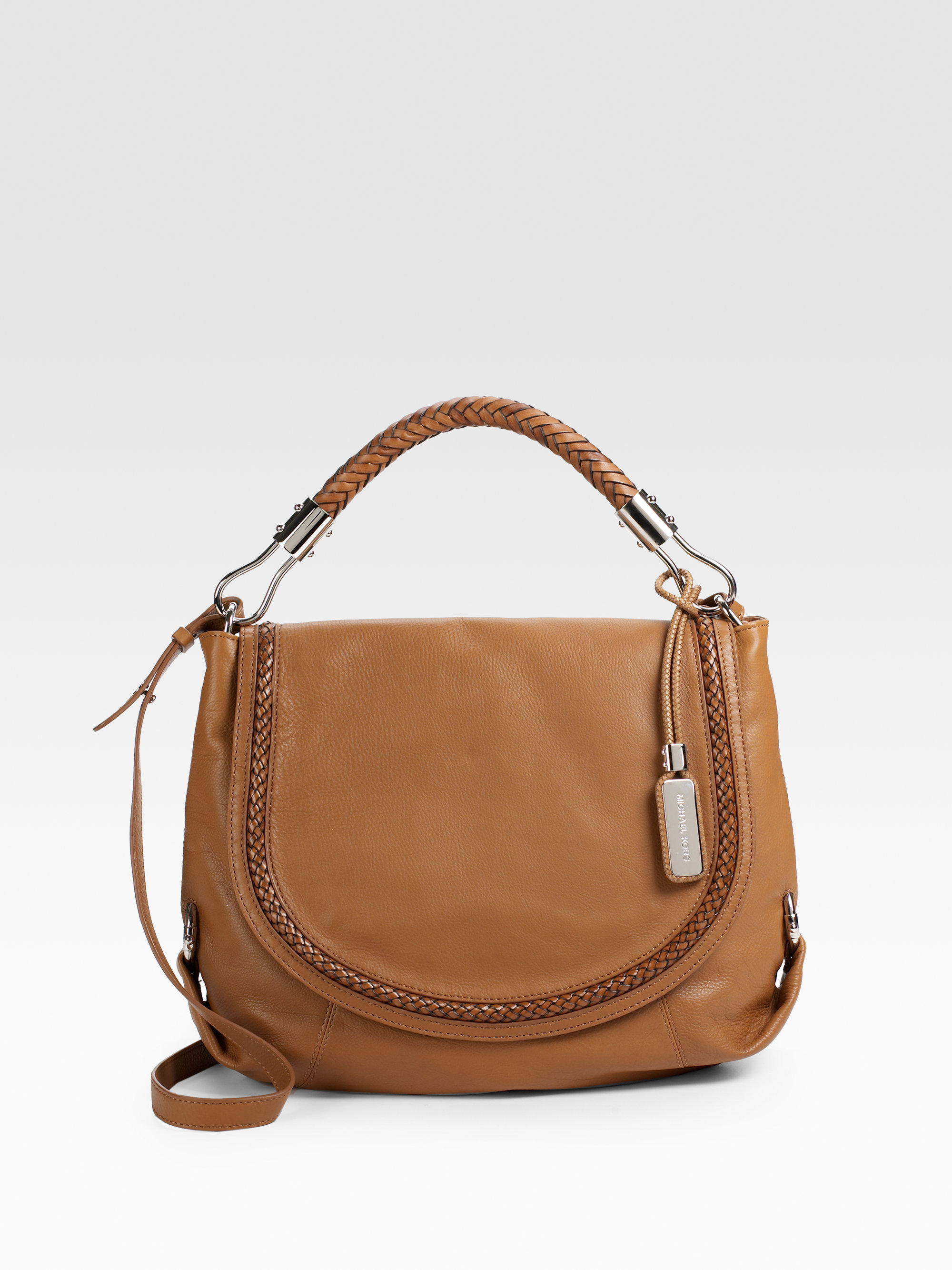 michael kors md shldr flap leather