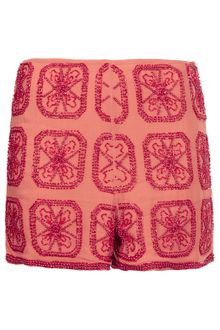 Topshop Beaded High Waisted Shorts - Lyst