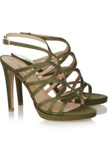 Valentino Satin Sandals - Lyst