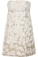 Valentino Appliquéd Silkorganza Dress